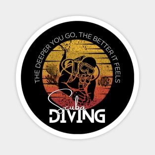 Scuba Diving with Life Quotes Magnet